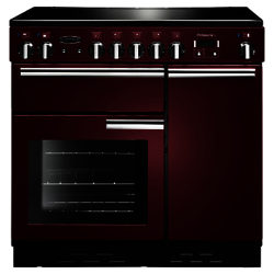 Rangemaster Professional + 90 Induction Hob Range Cooker Cranberry
